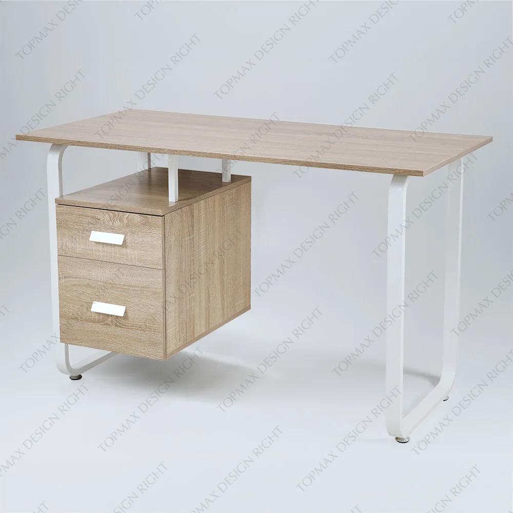 China Manufacturer Reasonable Price Long Computer Table Metal Frame Steel Desk Home Office Computer Table For Office Work