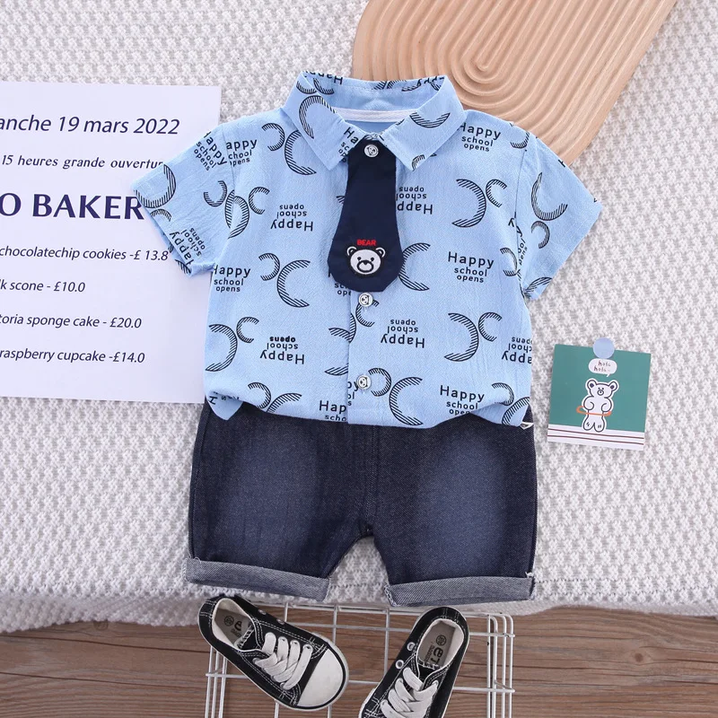 2023 Fashion 2-5 Years Casual Autumn Number Pattern Long Sleeve Baby Clothing Set Dress Newborn 0-3 Months Boys