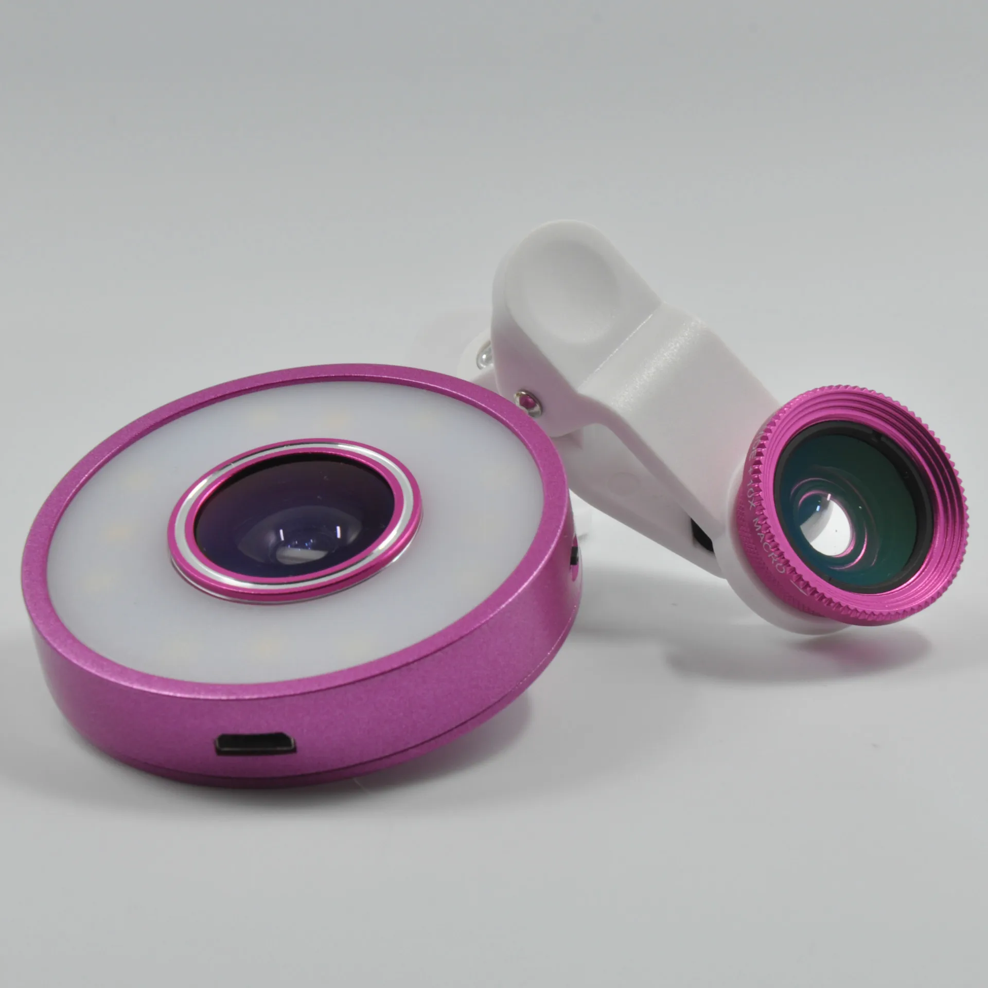 External camera for mobile phone Portable Flash Led Camera Ring Selfie Fill Light For samsung mobile