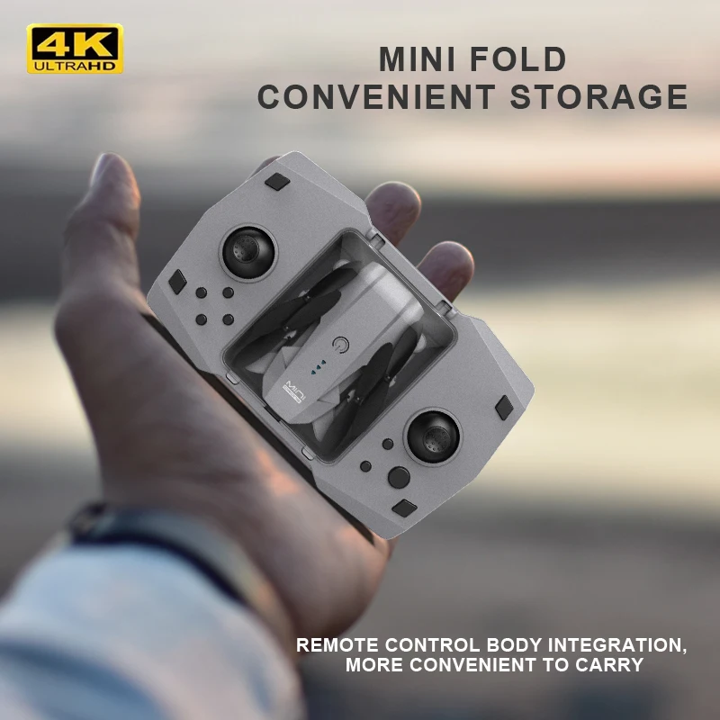 Ky906 Folding Mini Remote Control Quadcopter 4K Hd Aerial Photography Storage Packaging Fixed Height Remote Control Aircraft
