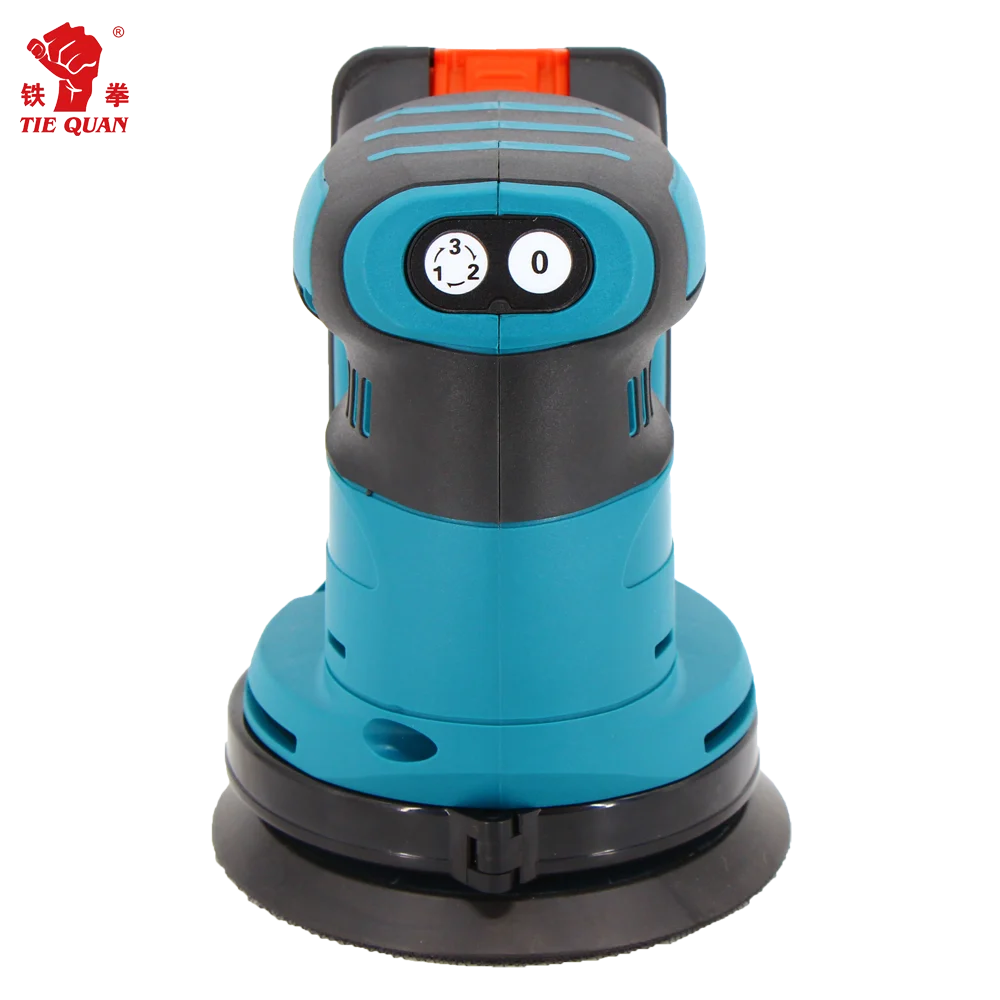 125mm Electric Lithium Battery Random Orbital Sander with Sanding Papers