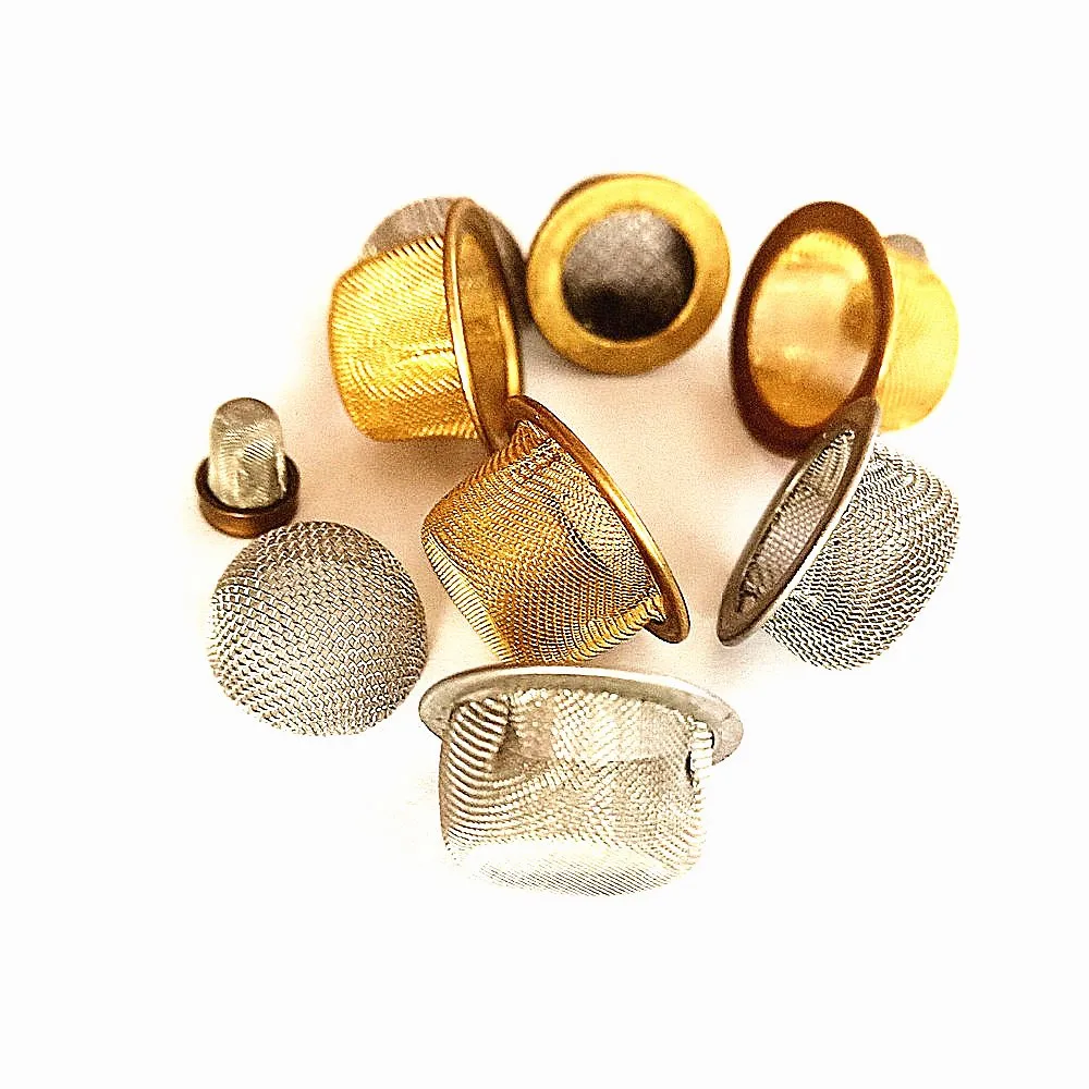 brass / stainless steel cone dome pipe smoking filter caps / bowl