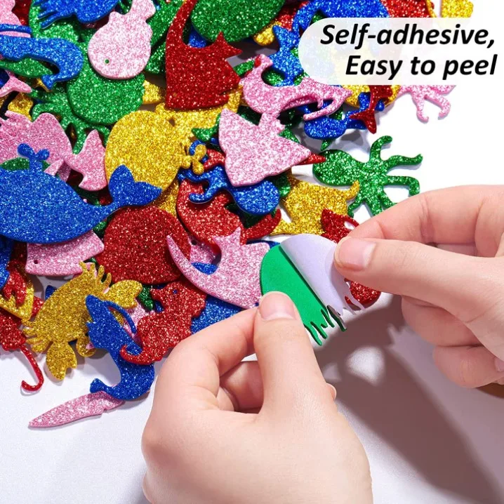 MTPB-EVA4 foam shapes sticker for child diy