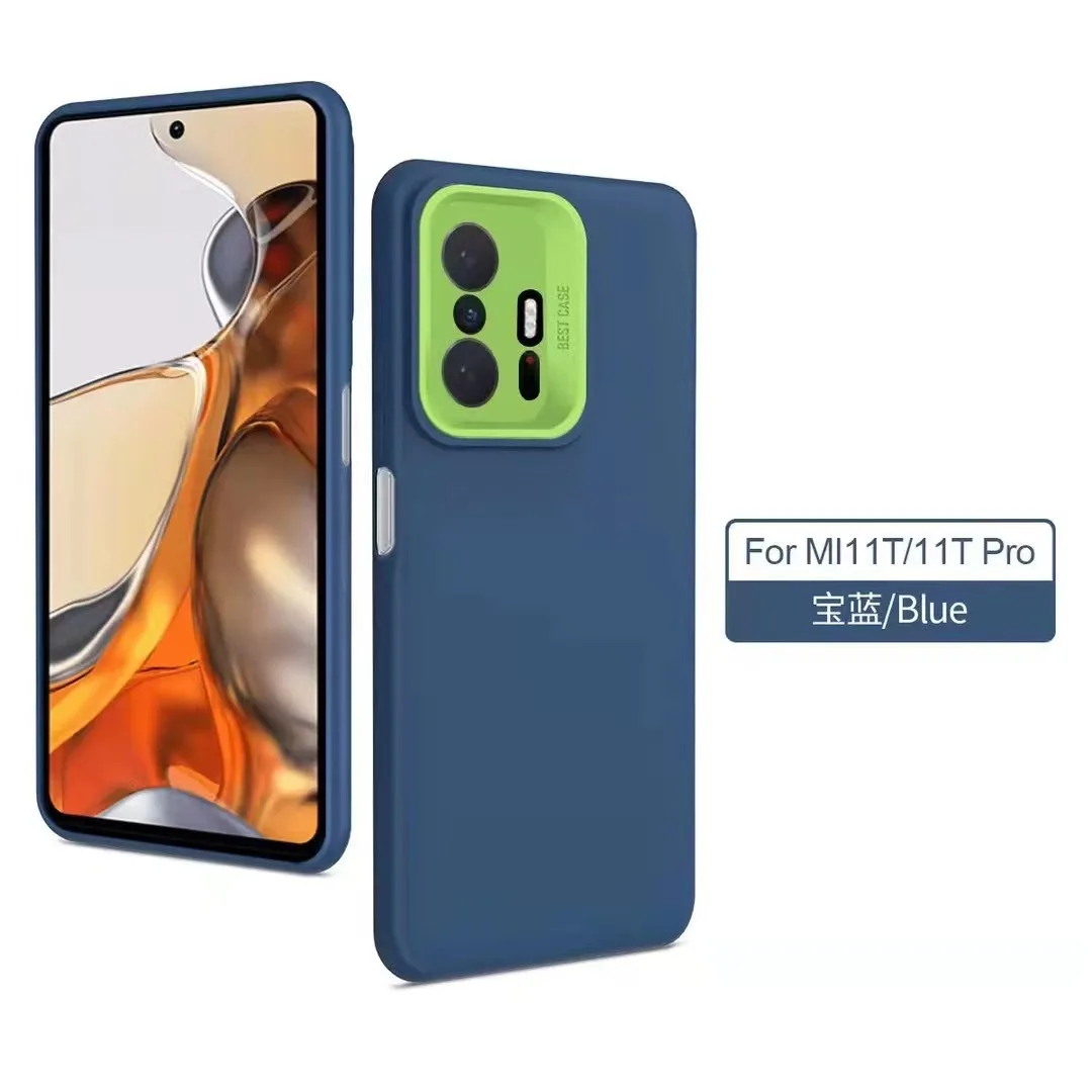 Wholesale Phone Accessories Precision Hole Mobile Shell 2mm TPU Phone Cases For MI 11T/11T Pro Camera Lens Protective Cover