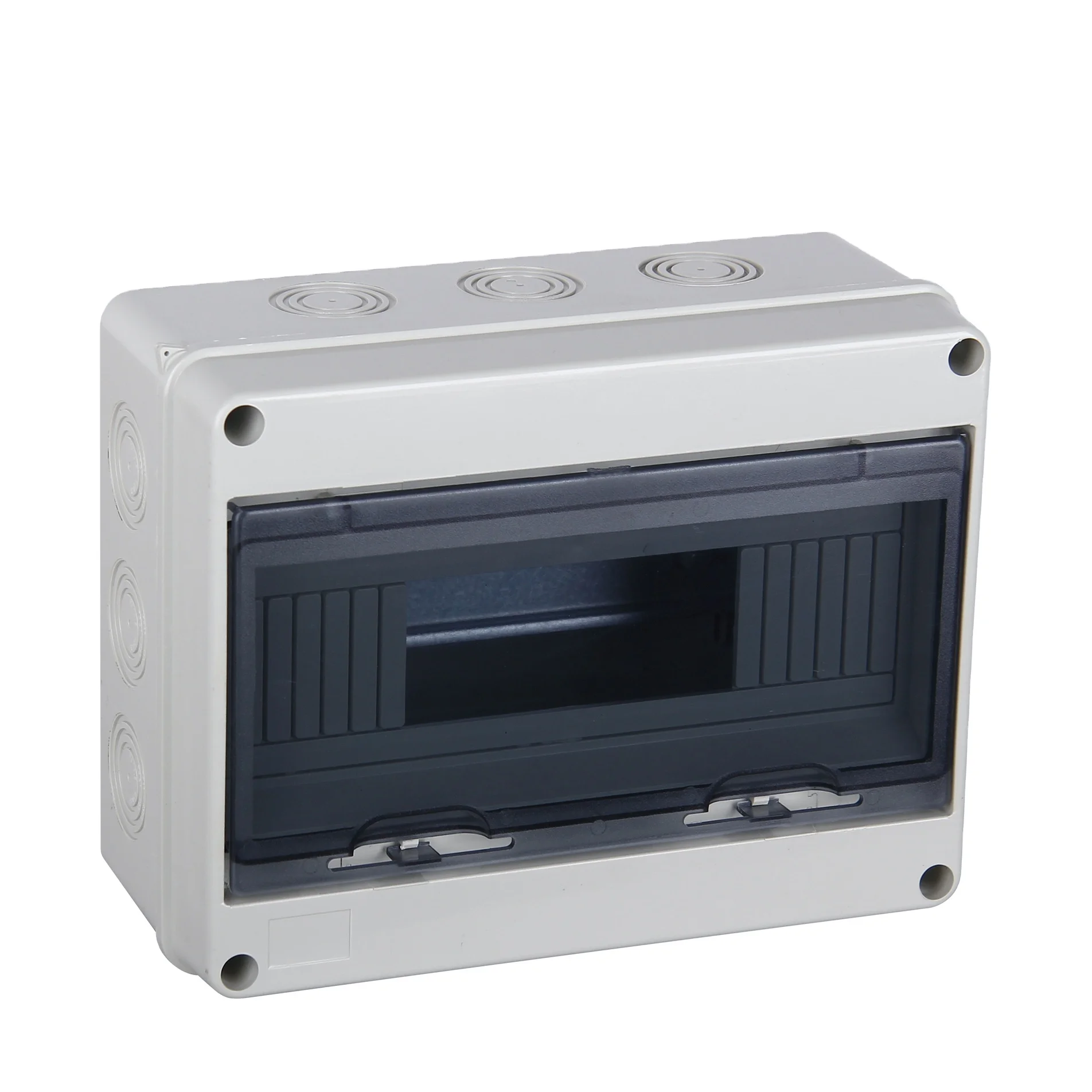 HT-12 way ip65 metal din rail type full plastic outdoor using waterproof electric mcb distribution box