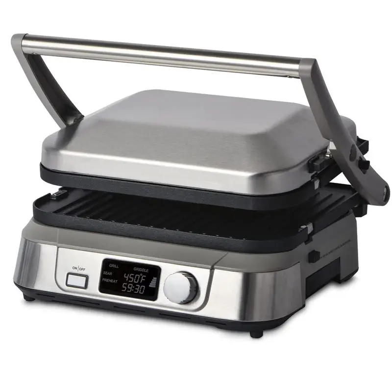 electric smokeless bbq panini barbecue commercial indoor press contact sandwich griddles grill