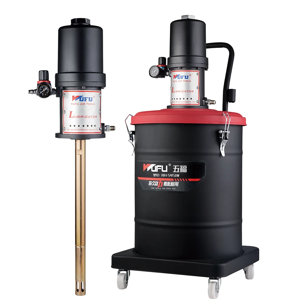 RH5451-W2B professional 40:1 high pressure air grease gun pump lubricator