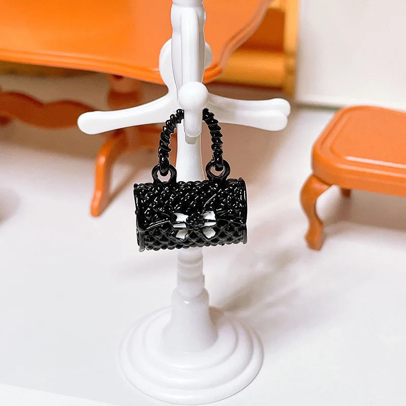 1:12 Dollhouse Miniature Decor Dollhouse Accessories Fashion Handbag Messenger Bag Carrying Bag Miniature Model