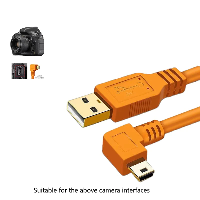MINI USB camera connection computer   5m 10m cable For nikon cameras D3S D700 D60V1