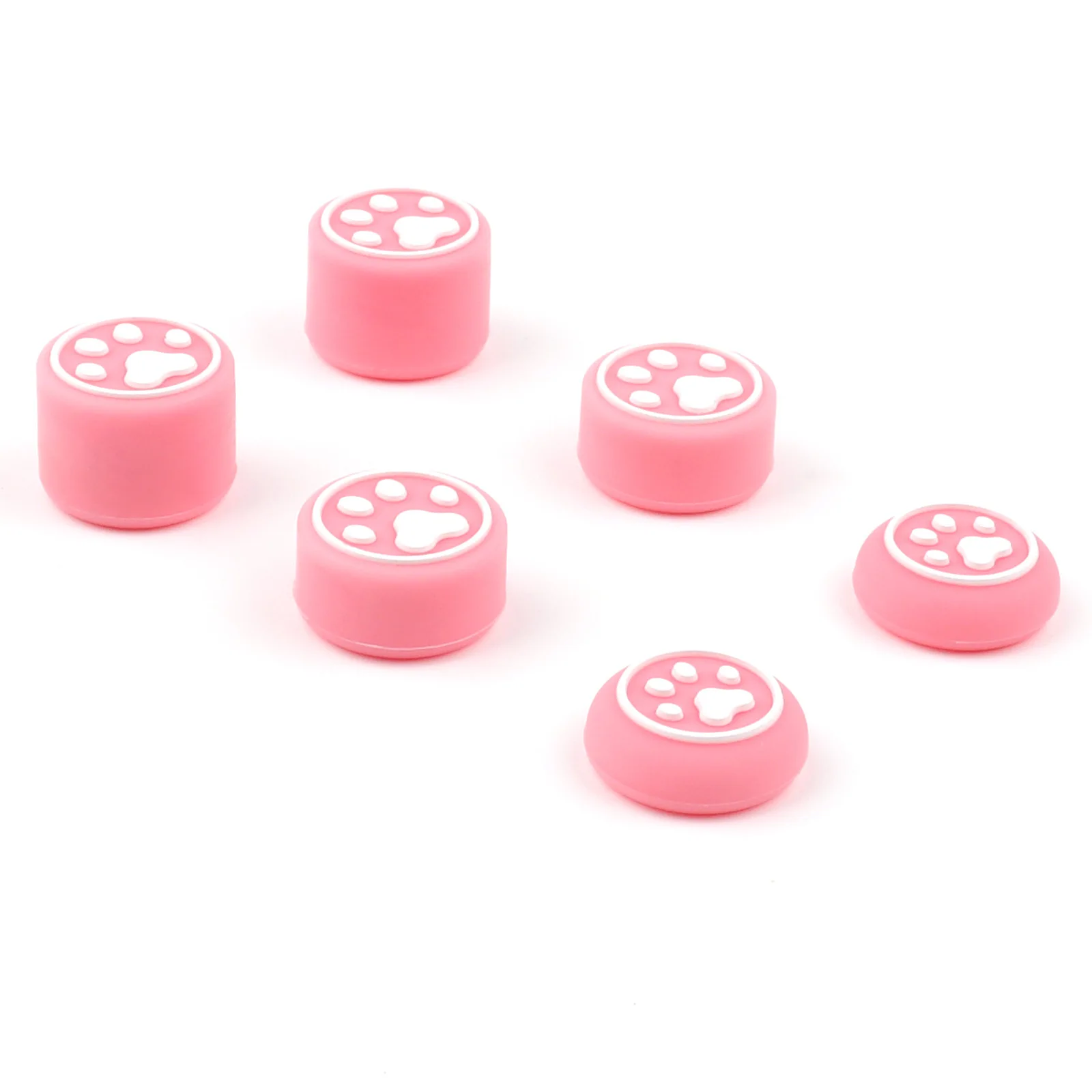 6 pcs Pack FPS Games Controller Joystick Silicone Thumbstick Thumb Grip Stick Cap Cover For Xbox series X S PS4 PS5 Accessories