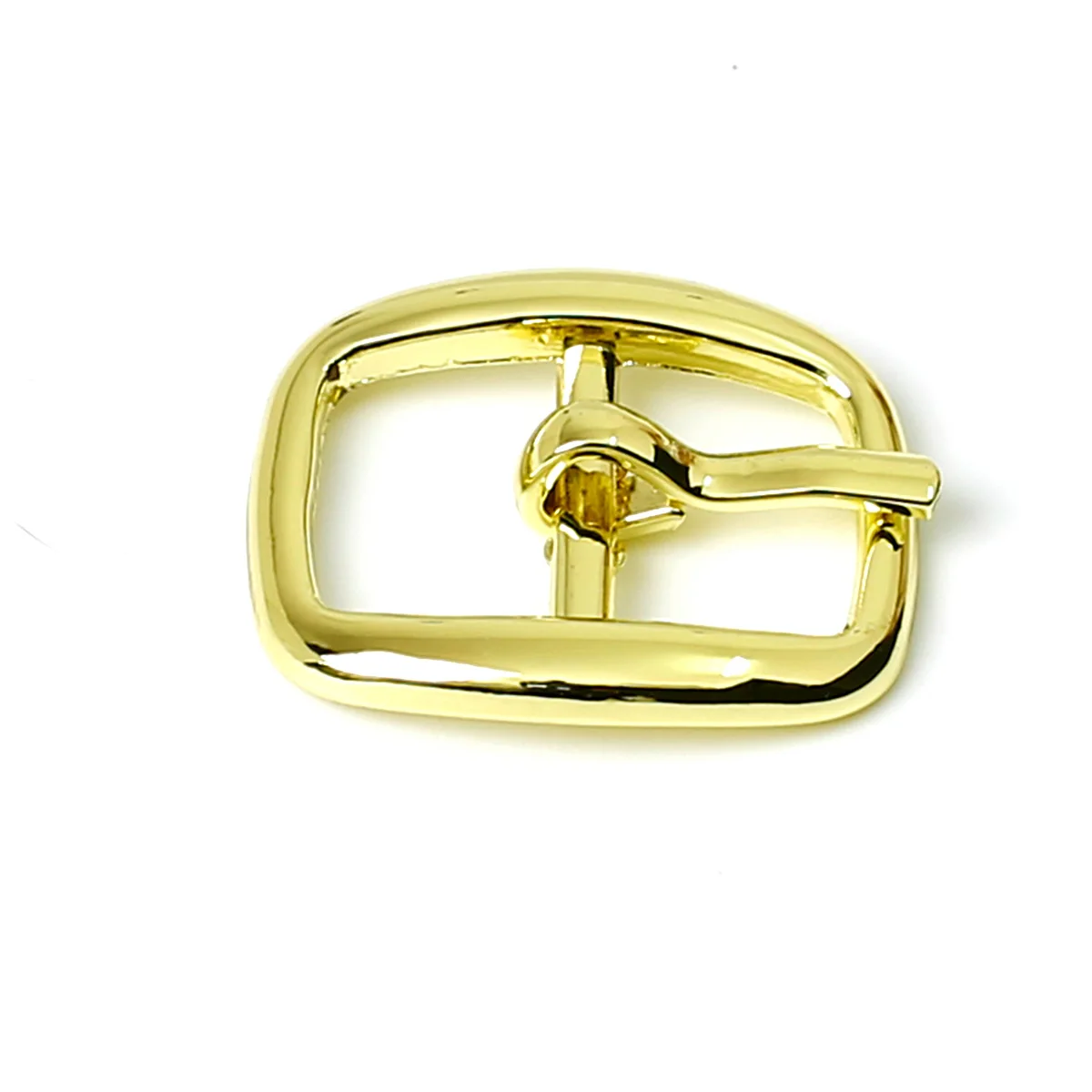 simple design gold plated metal shoe buckle small pin belt buckles strap for sandal decorative buckle parts