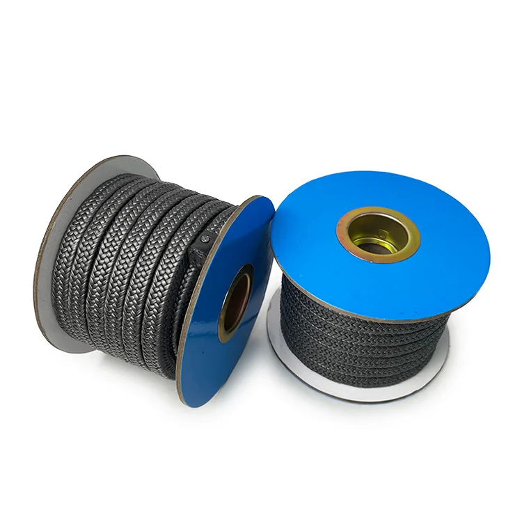 BLACK GRAPHITE PTFE GLAND PACKING FOR PUMP AND VALVE