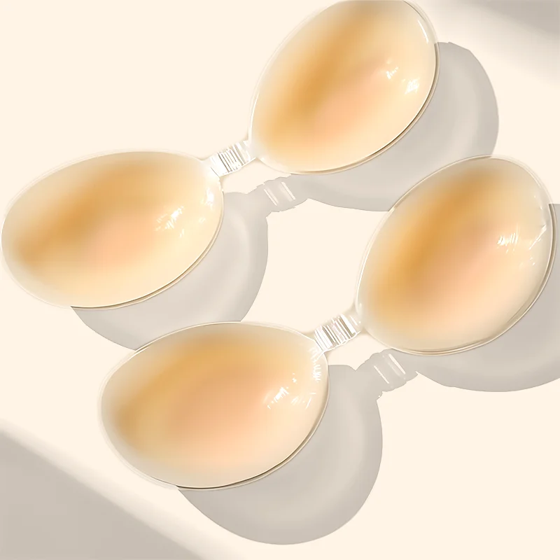 nude bra for flat  Women Invisible Bra Silicone Gel Strapless Backless bra On Push Up for Cleavage underwear