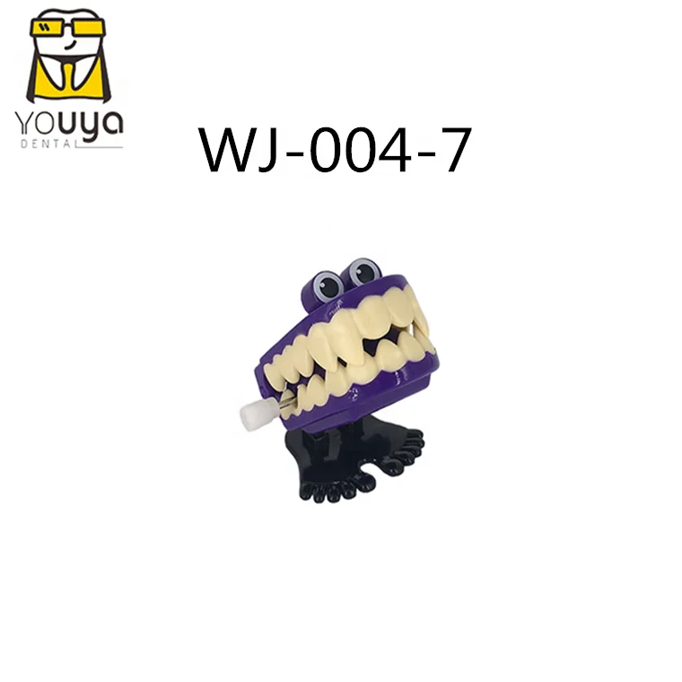 Chattering Dental Wind Up Toy Walking Teeth Practical Joke Toys