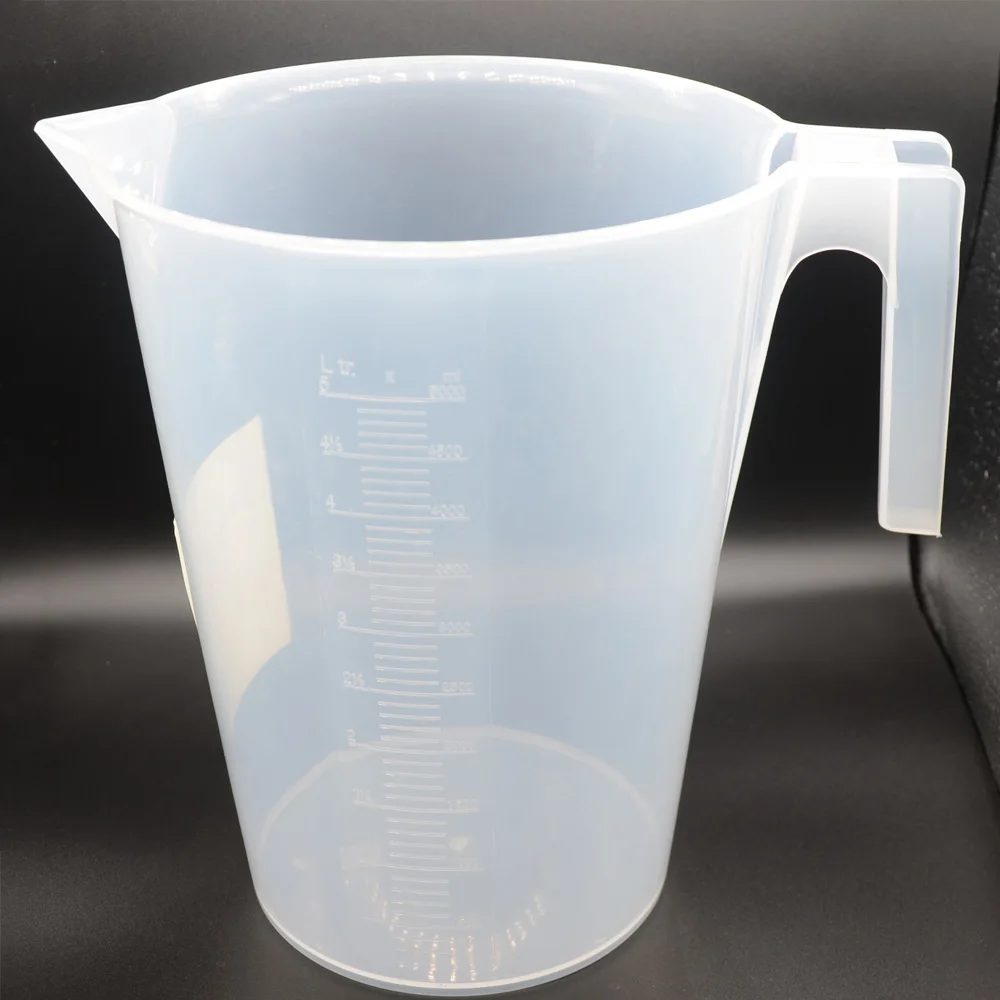 Custom Kitchen Laboratory Acid and Alkali Resistant Plastic Water Measuring Cup 1L 2L 3L 5L Candle Liquid Pouring Pitcher