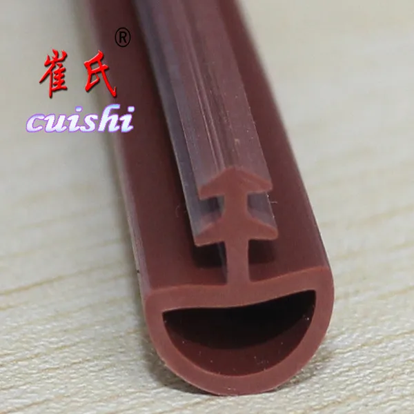 CUISHI Custom Household Interior Wooden Doors Windows Silicone Pvc Tpe Tpv Flexible Rubber Plastic Seal Strips