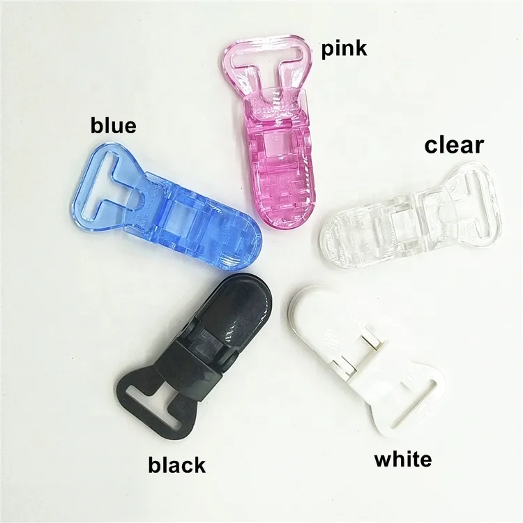 
Custom cheap colorful baby Pacifier badge 2.0 plastic Clip 