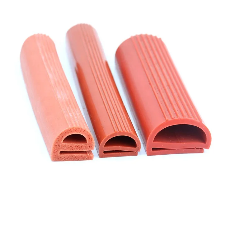 Silicone E-type sealing strip steam cabinet insulation cabinet constant temperature oven oven oven door sealing silicone strip