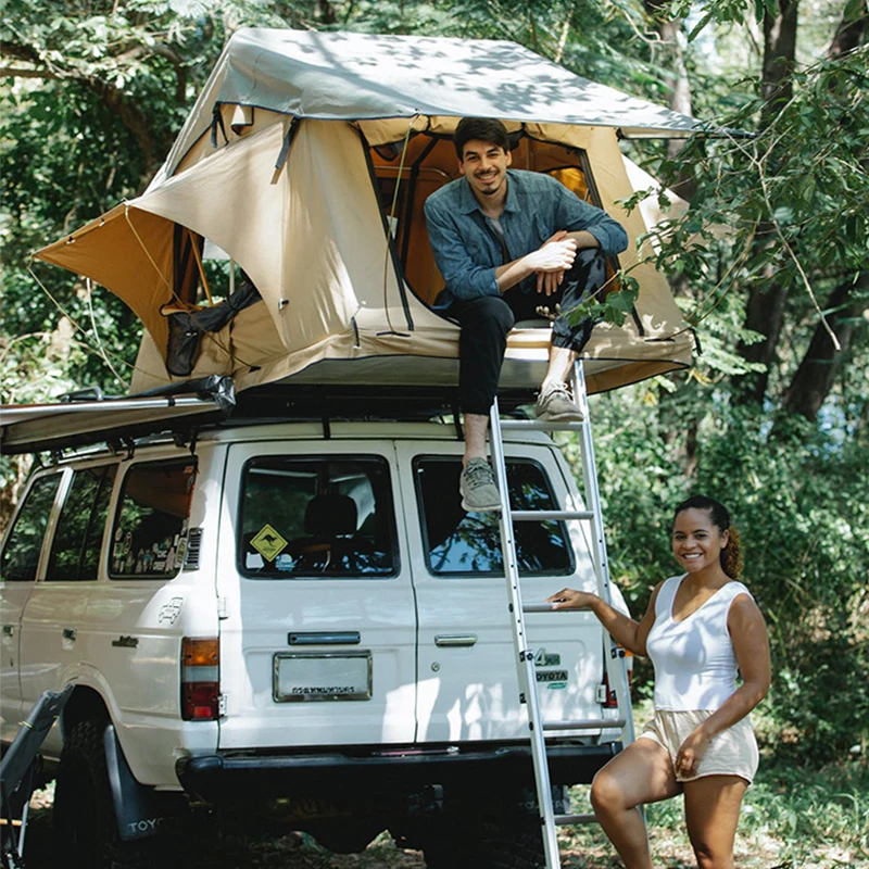 Amazon Bestselling Outdoor Camping Car Roof Top Hard Shell Tent