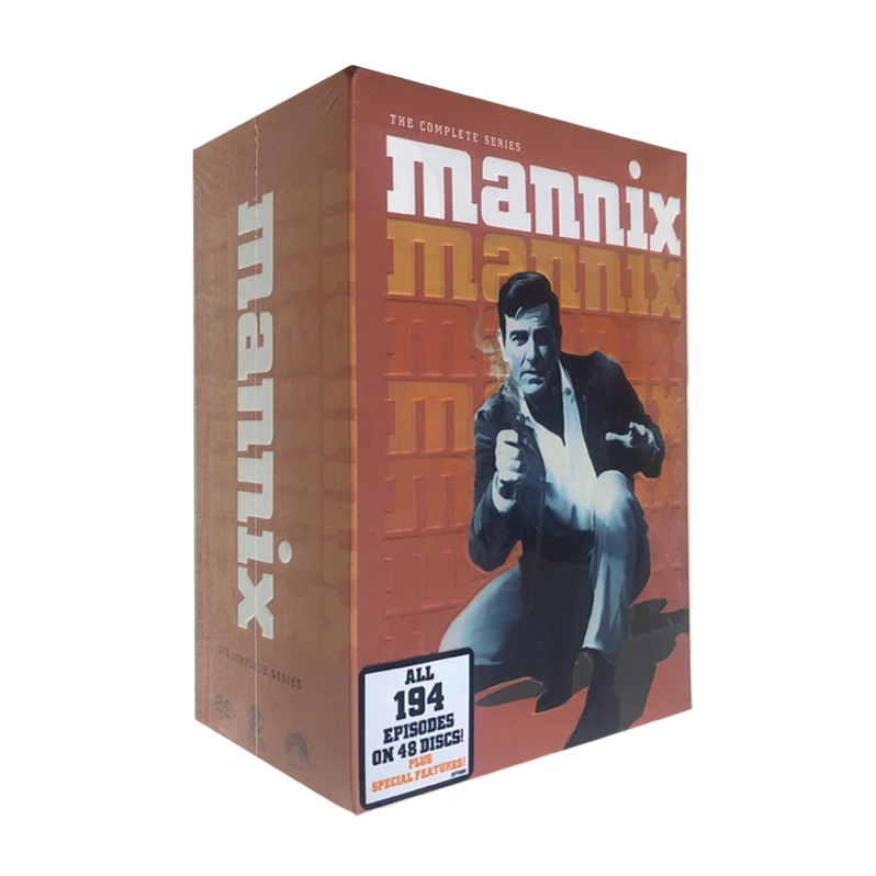 Mannix The competer серия бокс-сет 48 дисков оптовая продажа с фабрики DVD фильмы сериалы мультфильмов Регион 1/регион 2 бесплатная доставка