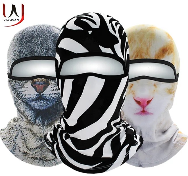 Wholesale 3D Animal Funny Balaclava Full Face Mask Cycling Bike Motorcycle Skiing Snowboarding Music Festival Party Halloween