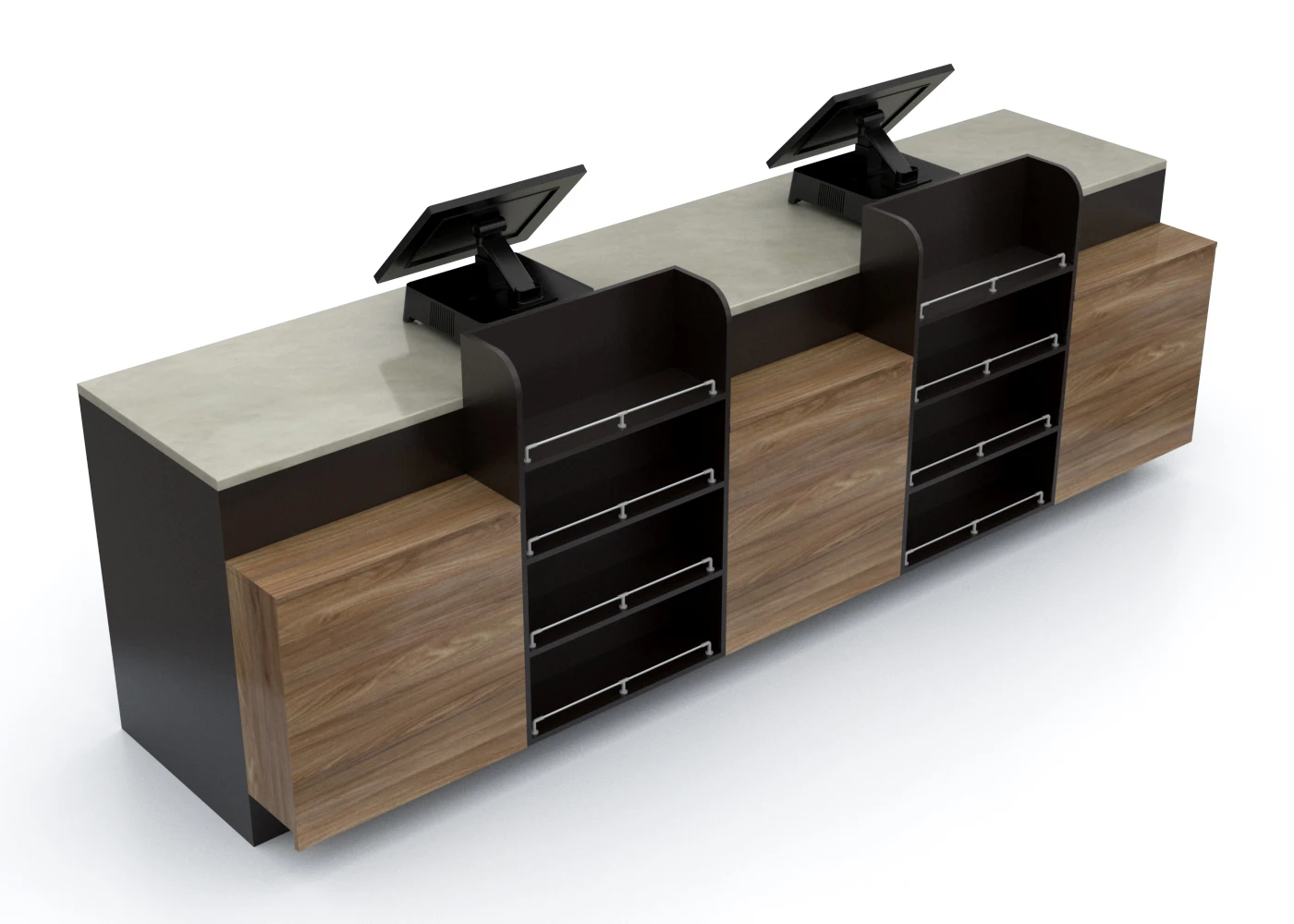 Shop Cash Register Convenience Store Counter Checkout Table