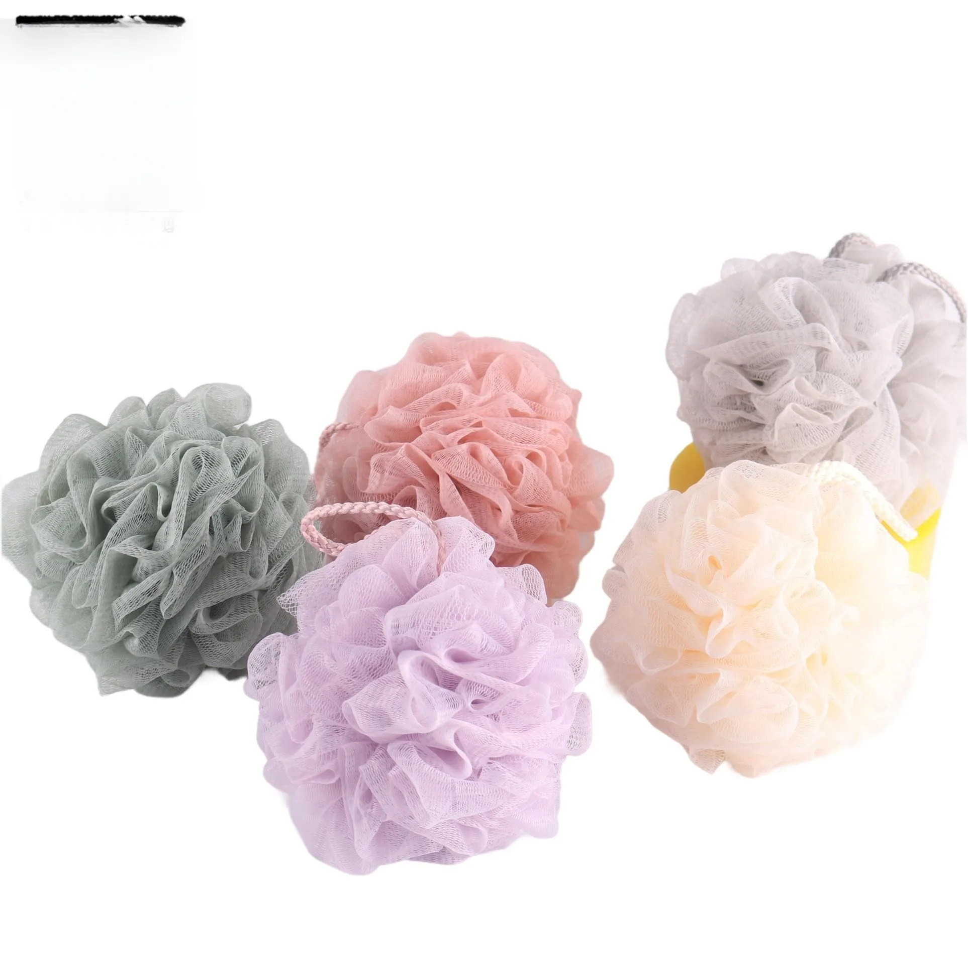 Shower Sponge Brush Good Quality Hight Quality Popular Mesh Shower Natural 1/2Pcs 2-In-1 Bath Loofah Sponge Silk Melon Bath Bal
