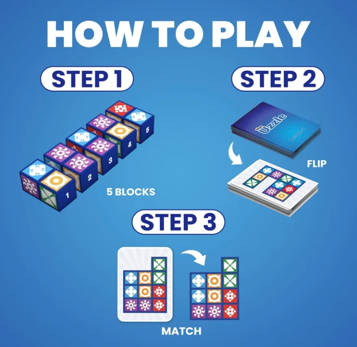 3.0 Board Game, Family Board Games for Children & Adults, Block Puzzle Games for Ages 4+