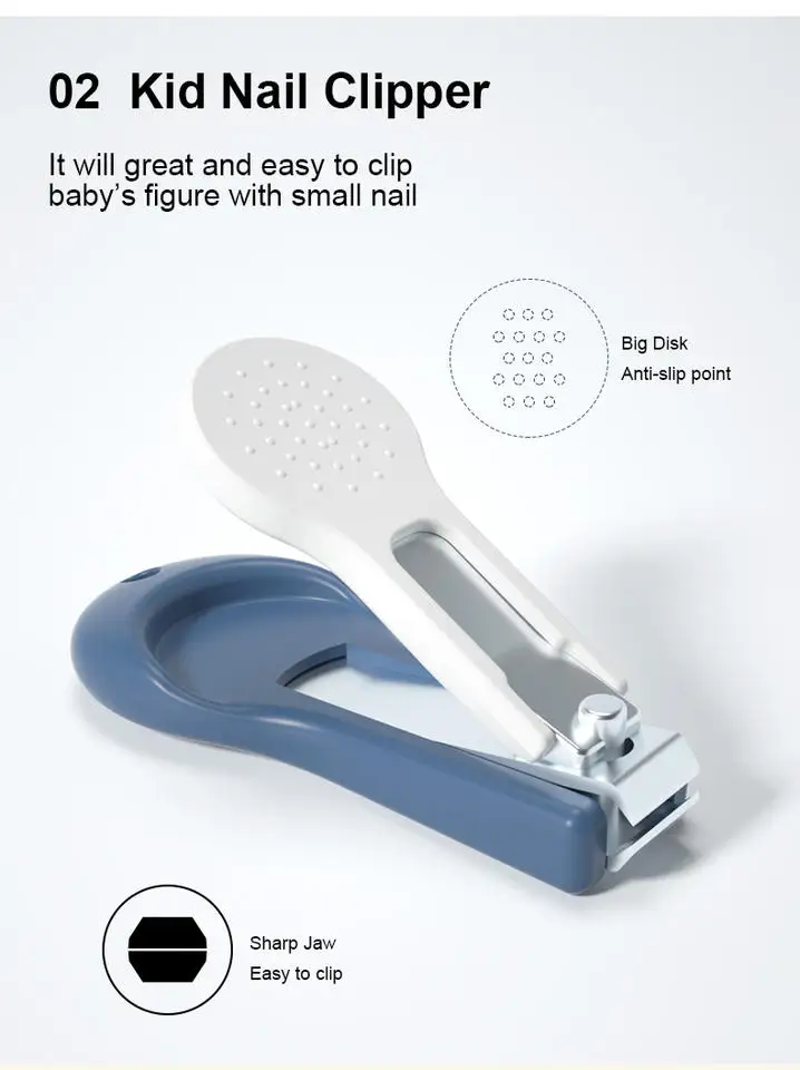 4pcs Set Popular Toddler Nail Trimmer Cutter Baby Beauty Nail File Manicure Care Set For Kids Babies Grooming Tool