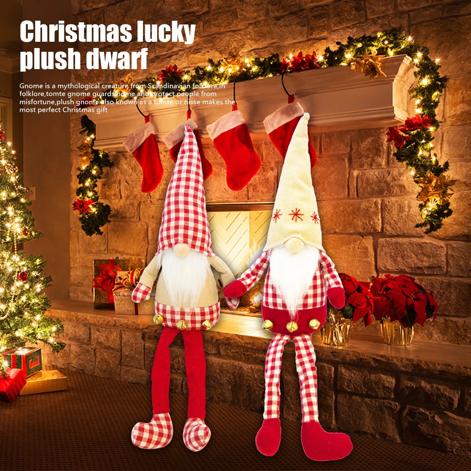 Christmas Plush Toys Plush Gnome Doll Ornament Faceless Doll Dwarf Doll Decoration