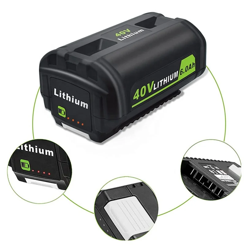 Ryobi 36V/40V 6Ah OP4026 OP4050A Lithium ion Battery for Ryobi 40Volt Cordless Power Garden Tools Li-ion Battery OP4030 Battery