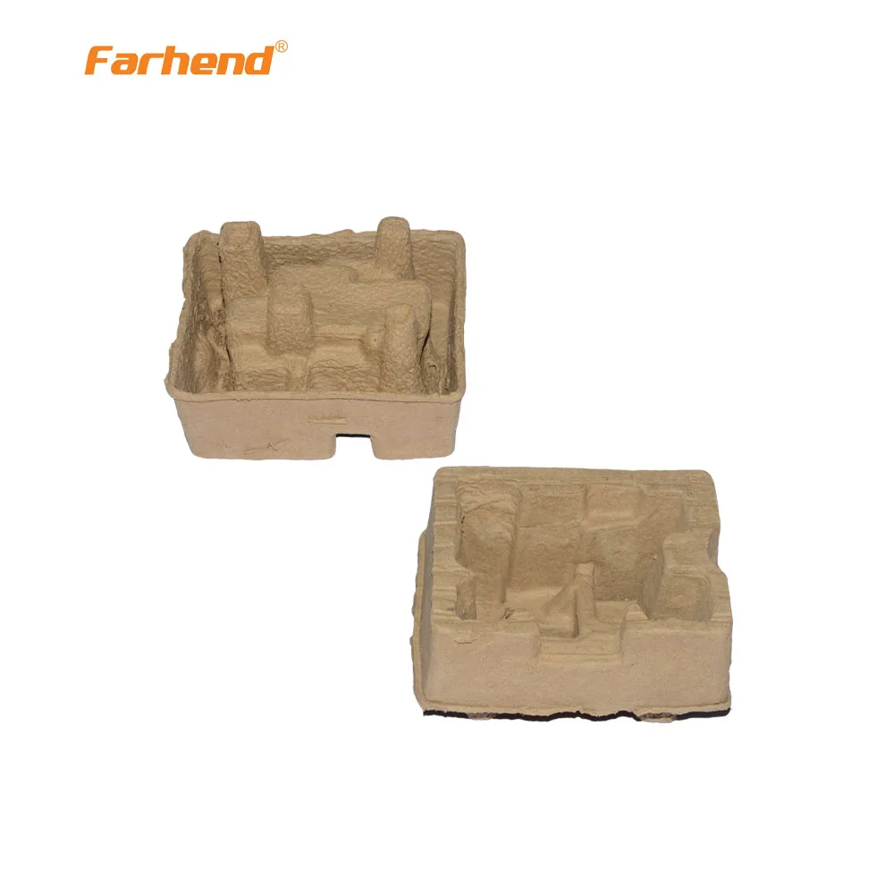 Wholesale  high quality recycled molded pulp packaging  toner cartridge for hp CE250 CE252 CE253 740 250 505 egg shell