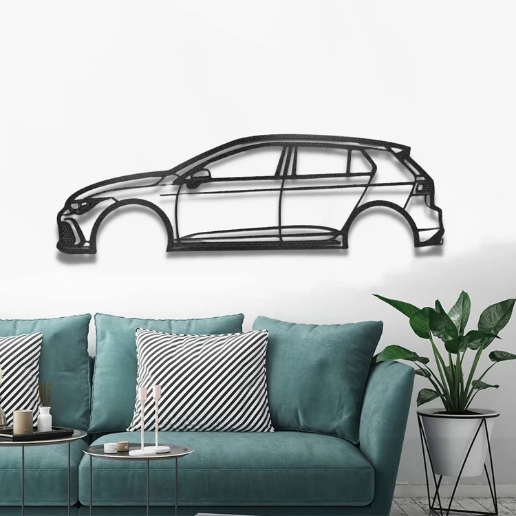 Home Crafts Decor Metal Flower Wire Wall Decor Minimalism Wall Black Metal Art