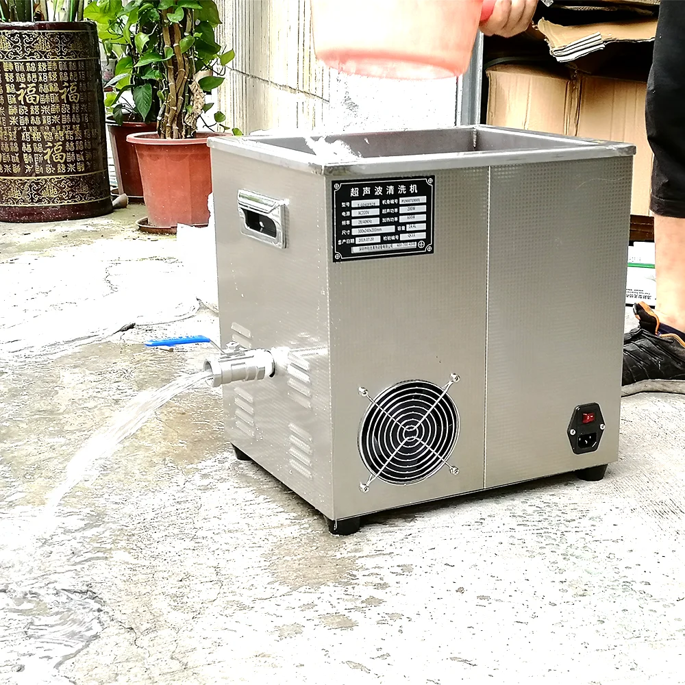 10.8L 200W Dual frequency 40KHz/80KHz freely switchable digital ultrasonic cleaner  with degas function