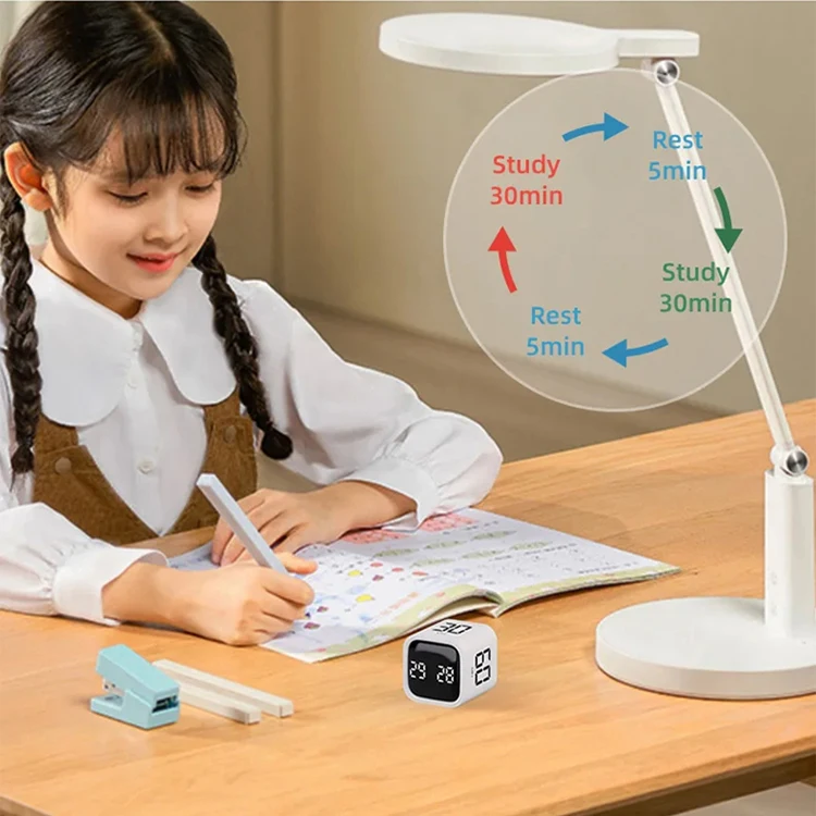 Funny Work Study Kitchen Cooking Cube Timer Stylish Mini Timer No Setup Required Time Management