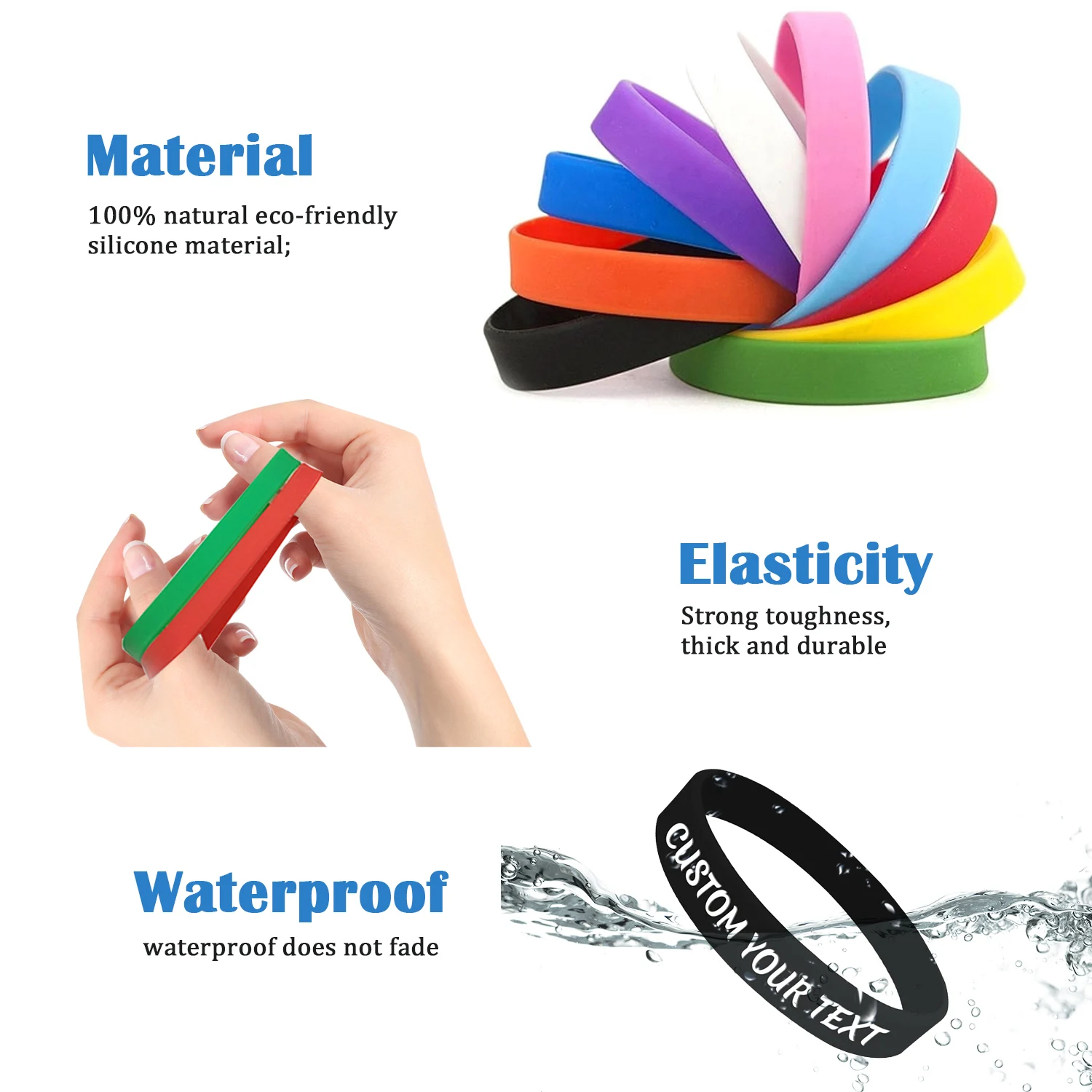 Dubai expo 2023 the brand charm  silicone wristbands bracelets with customize logo
