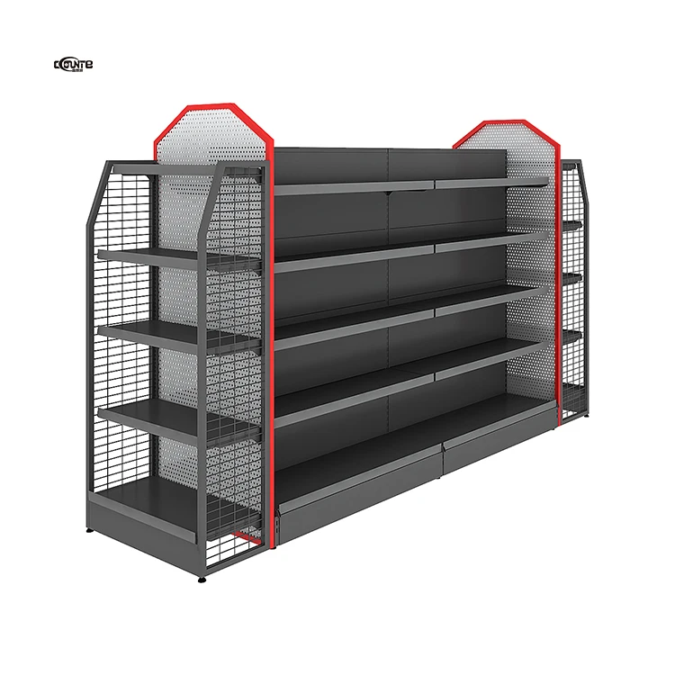 Customized Manufacturer Supermarket Convenience Store Single&Double-Sided Supermarket Shelves Pharmacy Shelves
