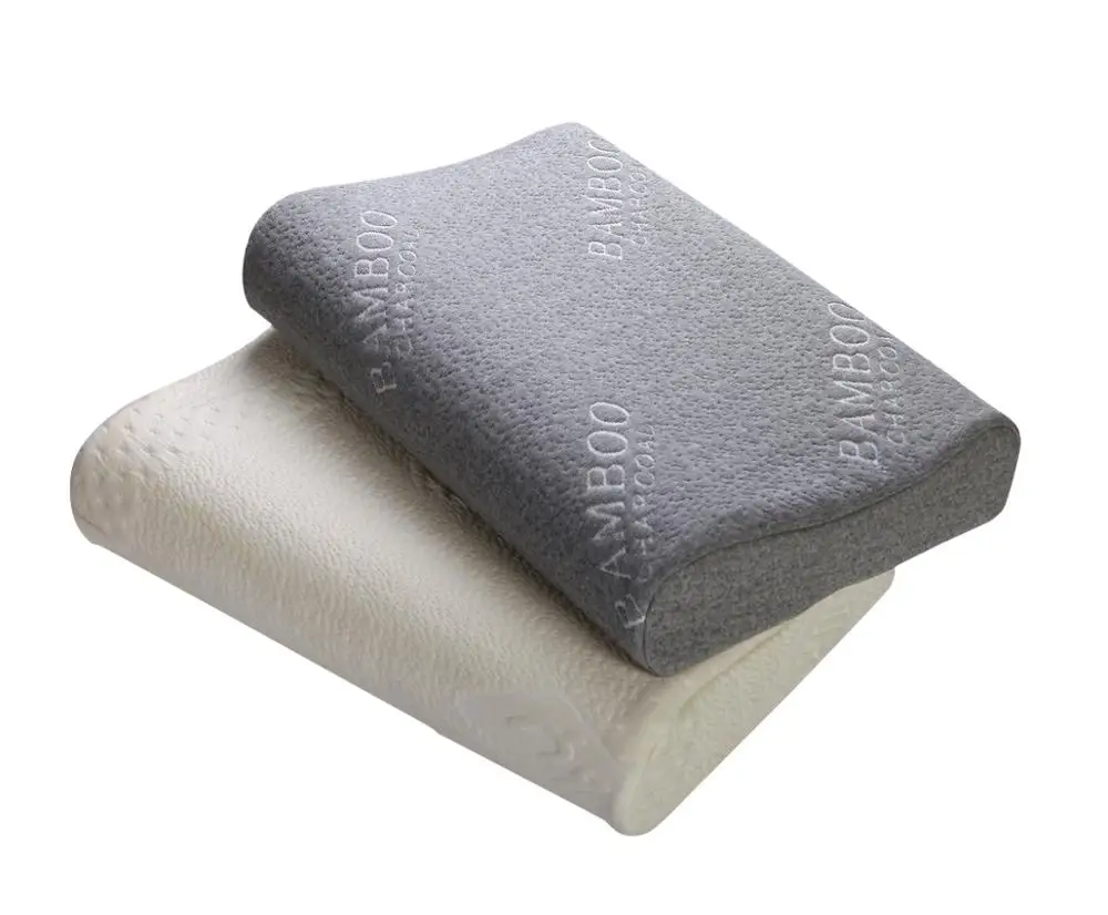 
Bed hotel Knitted Jacquard fabric slow rebound memory foam bamboo pillow 
