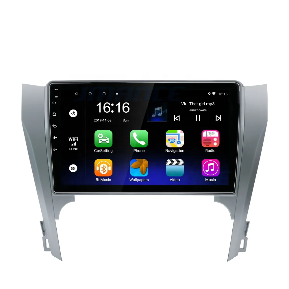 Auto Audio Stereo Touch Screen Gps Navigation System Radio Android Car Video Dvd Player For Toyota Camry 2012 2013 2014