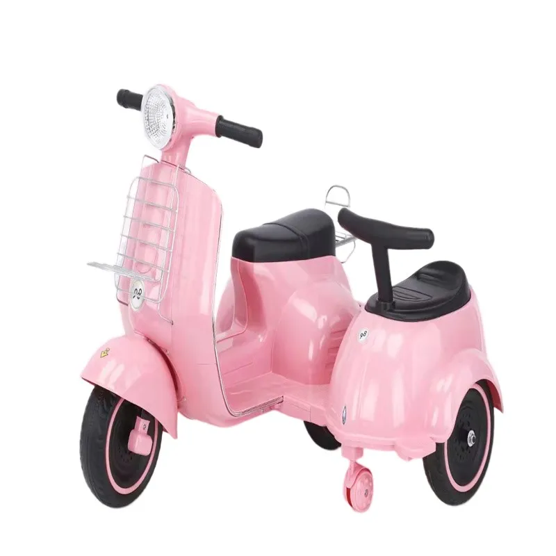 New design  seat removable battery early education kids electric motorcycle four-wheels children electric ride on bikes