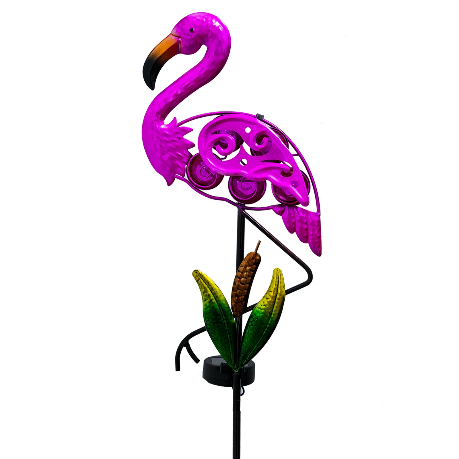 Solar Garden Lights, Flamingo Pathway Outdoor Metal Stake Lights Waterproof for Outdoor Garden Patio Yard Decor