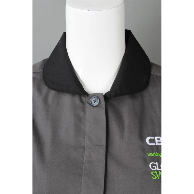 Материалы RPET FAMA 2020, униформа для уборки дома служанки, черная униформа для уборки на заказ