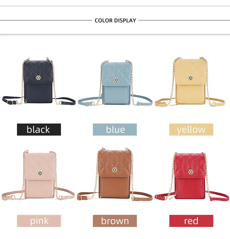 Baellerry Cell Phone Purse Wallet Small Crossbody Bags for Women Mini Shoulder Bag with Card Slot Trendy Mini Shoulder Bag