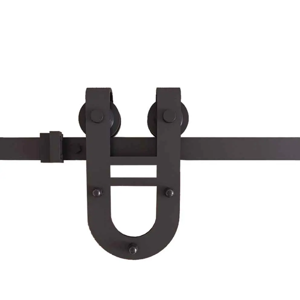U Shape Horseshoe Single Double Barn Door Hardware Kit Classic Sliding Barn Door Hardware Kit