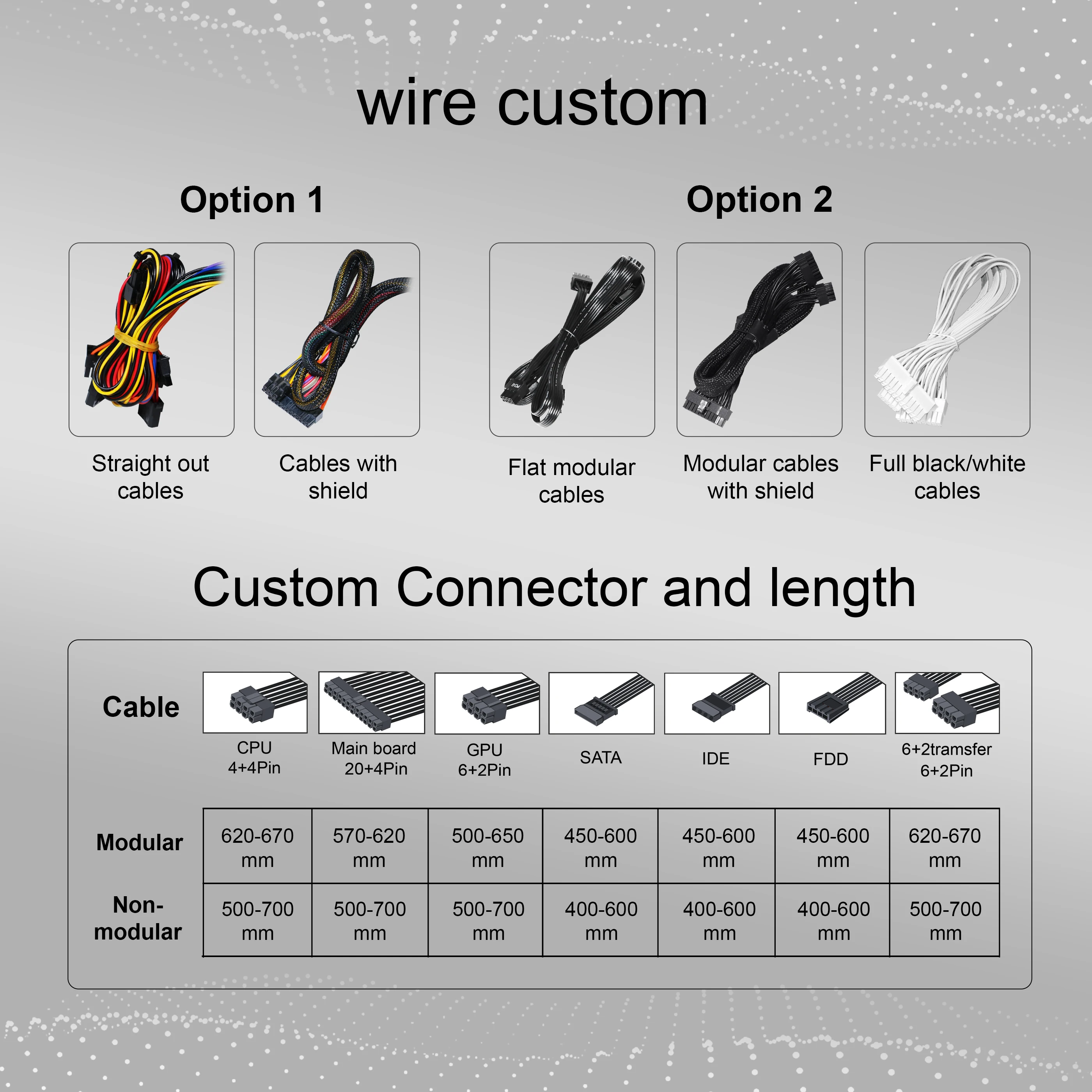 Hot selling 200W 230W 250W 300W  atx computer power supply pc power supplies