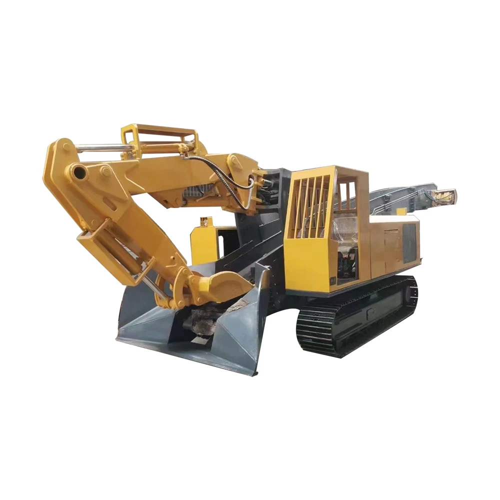 Mini Excavator Small Tunnel Digging Machine Mucking Rock Loader Crawler Mucking Loader Mining Underground Mucking Machine