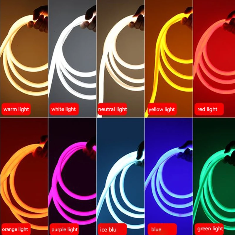 Hot selling ip65 waterproof 360 degrees neon light strip decorative light for indoor and outdoor