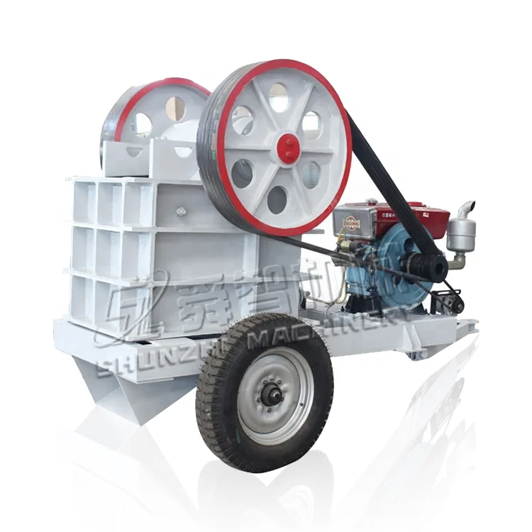 
Mini Diesel Movable Stone PE150*250 Jaw Crusher For Sale 