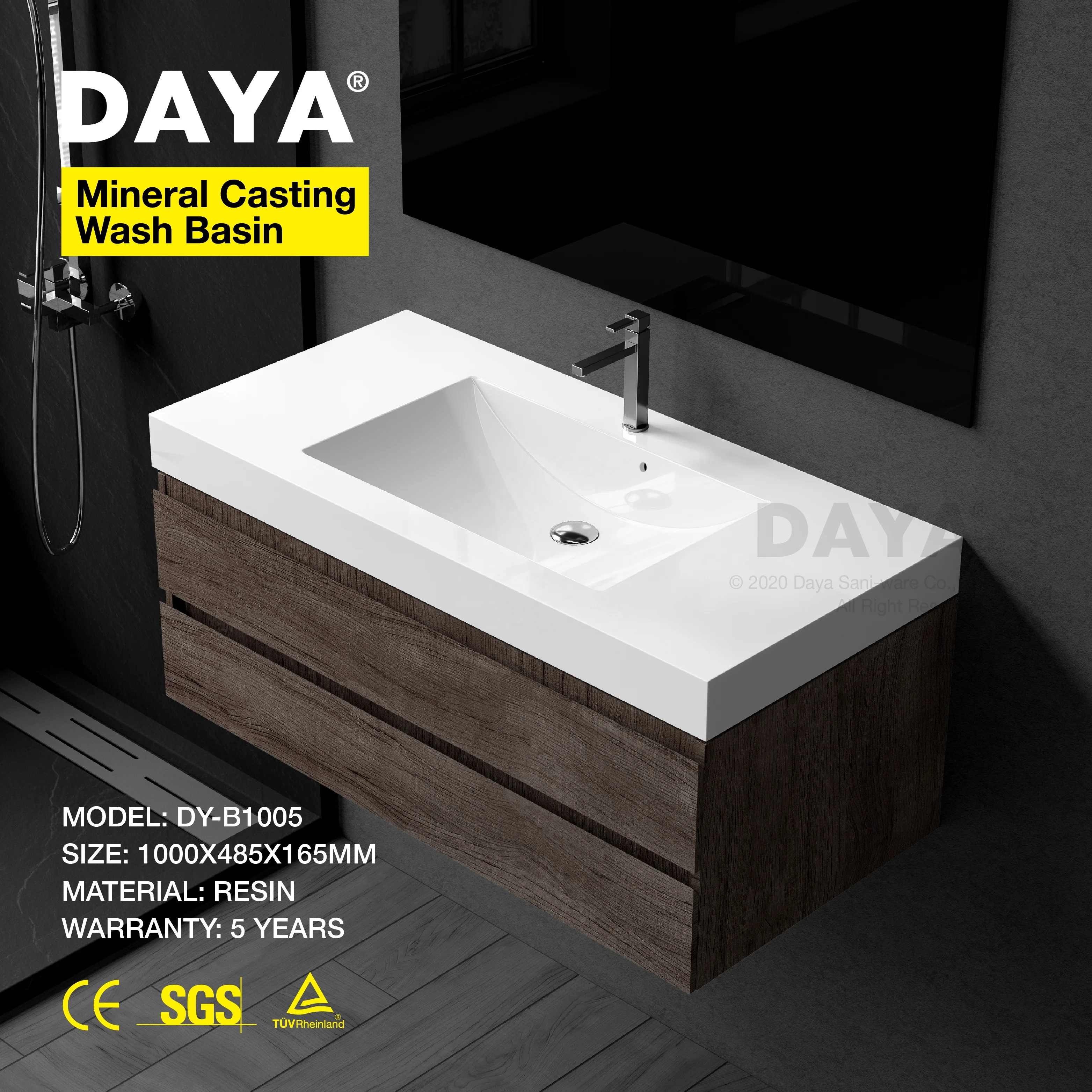 Bathroom toilet wash sink stone lavabo artificial wash basin