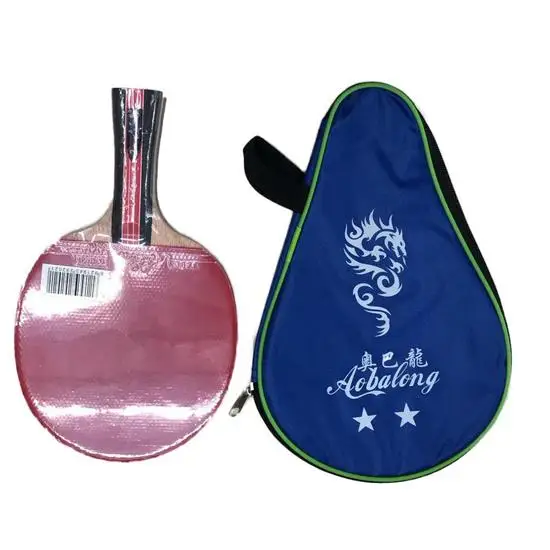 High Quality Basswood Soft Sponge Table Tennis Racket With One Bag Perfect Indoor Outdoor Training